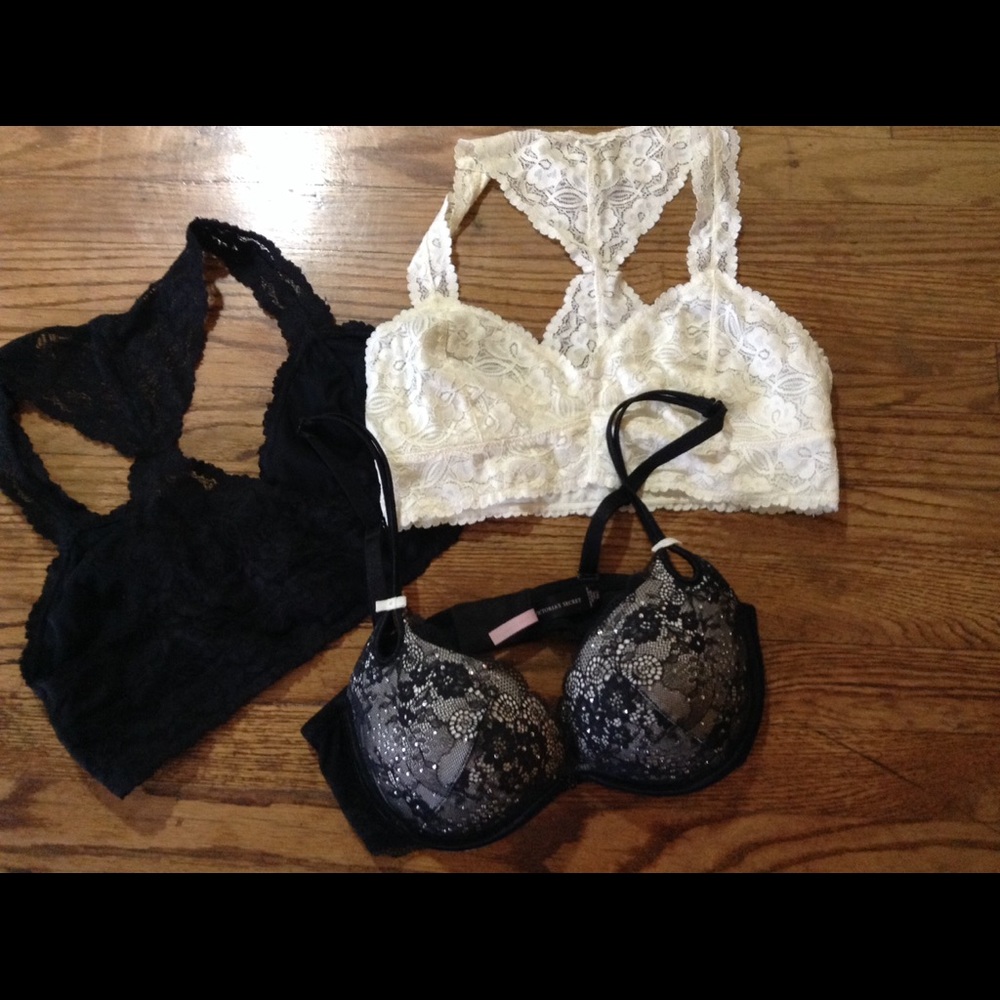 Victoria’s Secret and Free People bra bundle
